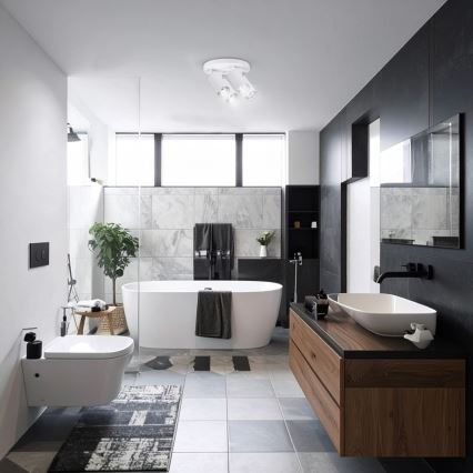 Brilagi - Foco para casa de banho SELE AQUA 4xGU10/30W/230V IP44 branco