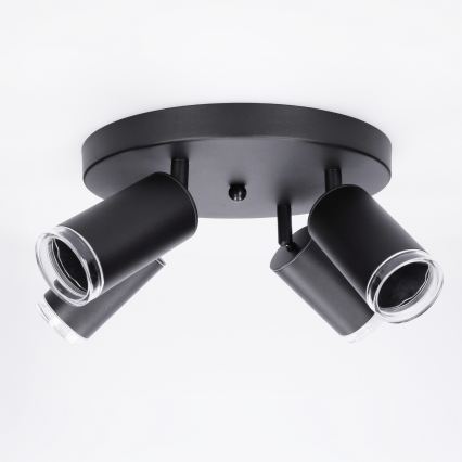 Brilagi - Foco para casa de banho SELE AQUA 4xGU10/30W/230V IP44 preto