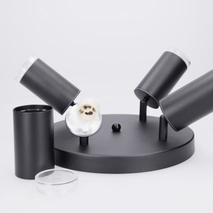 Brilagi - Foco para casa de banho SELE AQUA 4xGU10/30W/230V IP44 preto