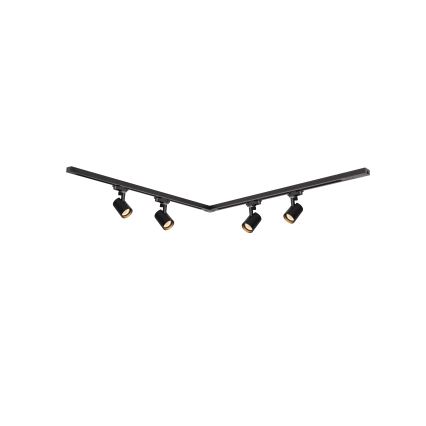 Brilagi - Foco para sistema de calha HUSKY 4xGU10/10W/230V preto