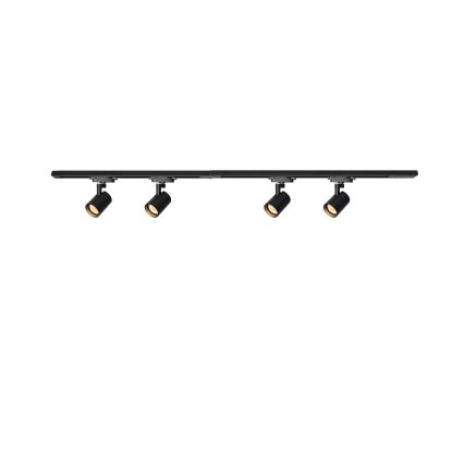 Brilagi - Foco para sistema de calha HUSKY 4xGU10/10W/230V preto