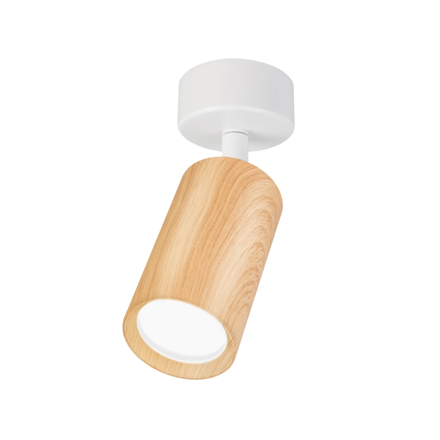 Brilagi - Foco SELE 1xGU10/30W/230V branco/decoração em carvalho