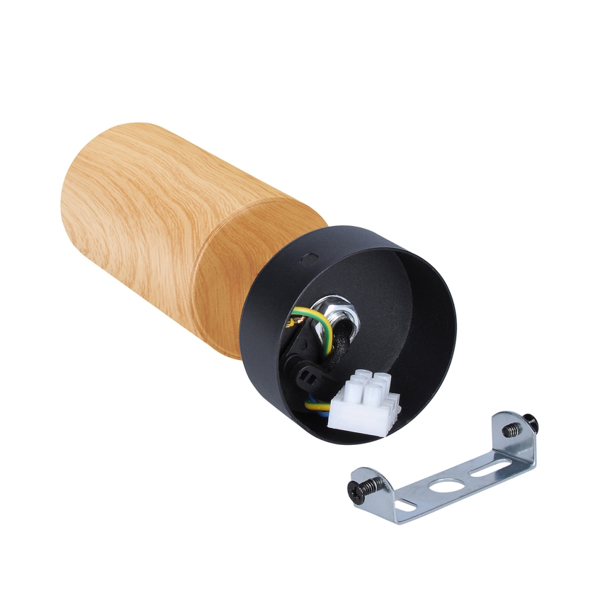 Brilagi - Foco SELE 1xGU10/30W/230V preto/decoração em carvalho