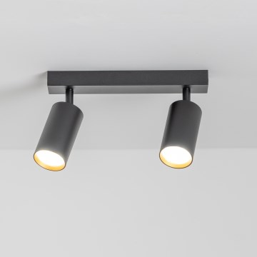 Brilagi - Foco SELE 2xGU10/30W/230V preto/dourada