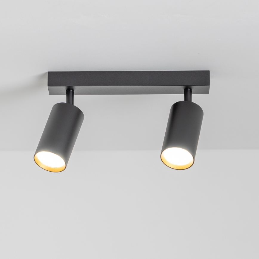 Brilagi - Foco SELE 2xGU10/30W/230V preto/dourada