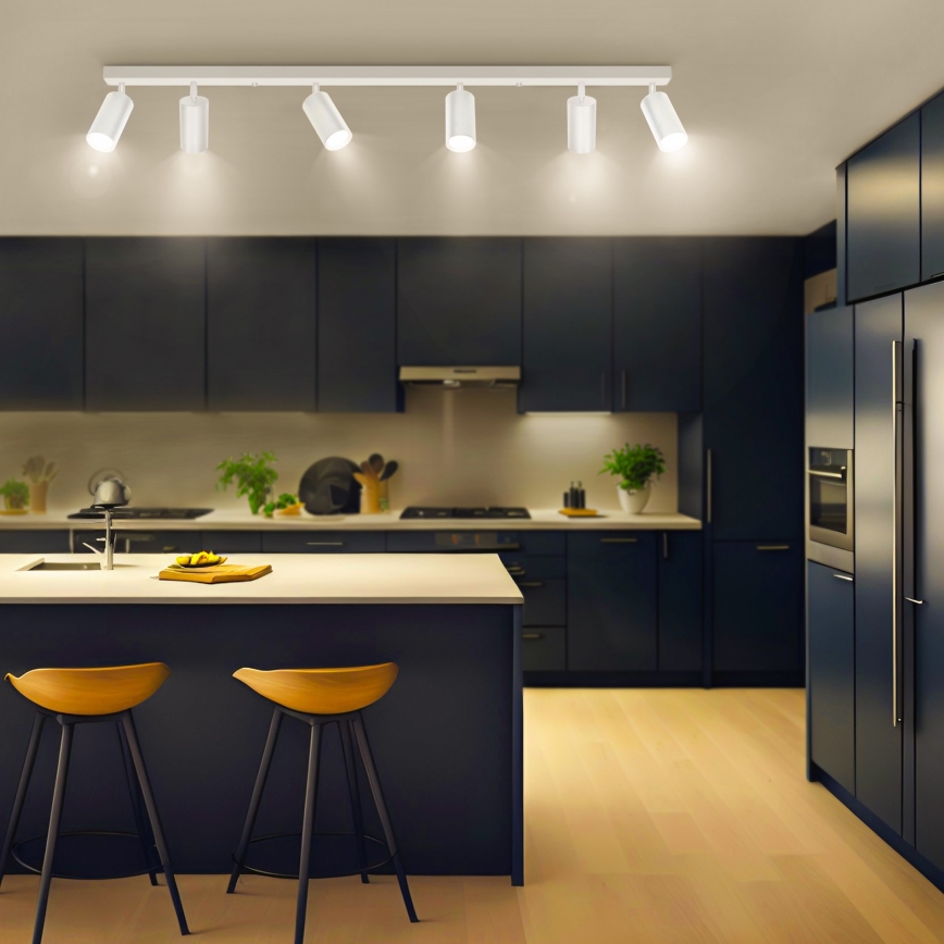 Brilagi - Foco SELE 6xGU10/30W/230V branco