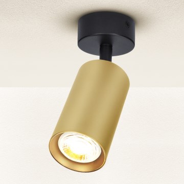 Brilagi - Foco SELE GOLDEN 1xGU10/30W/230V preto/dourado