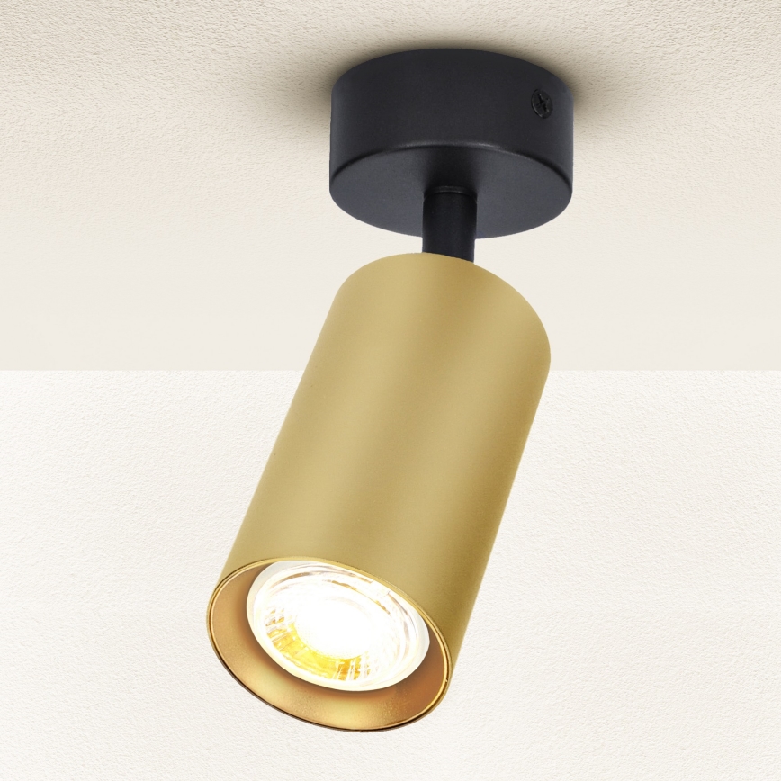 Brilagi - Foco SELE GOLDEN 1xGU10/30W/230V preto/dourado