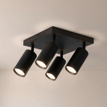 Brilagi - Foco SELE SQUARE 4xGU10/30W/230V preto