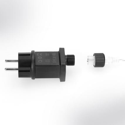 Brilagi - Guirlanda de Natal LED para exterior 150 LEDs 5 m IP44 branco frio, efeito fogos de artifício