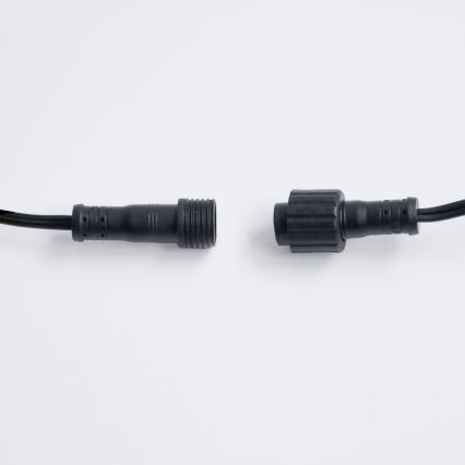 Brilagi - Guirlanda LED decorativa para exterior GIRLANDA 18xE12/0,6W/230V 13m preta IP44 branco quente