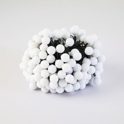 Brilagi - Guirlanda decorativa solar LED BUBBLE 200xLED/8 funções 20m IP65 branco quente 800 mAh
