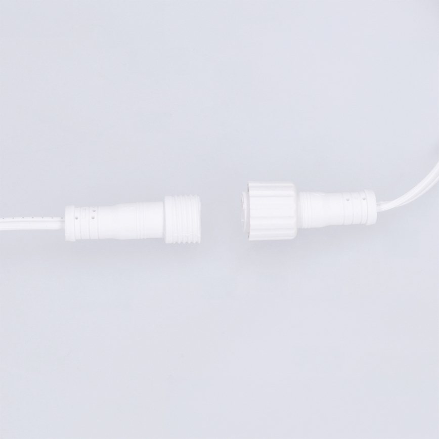 Brilagi - Guirlanda decorativa LED para exterior GIRLANDA 25xE12/0,8W/230V 20m branco IP44 branco quente