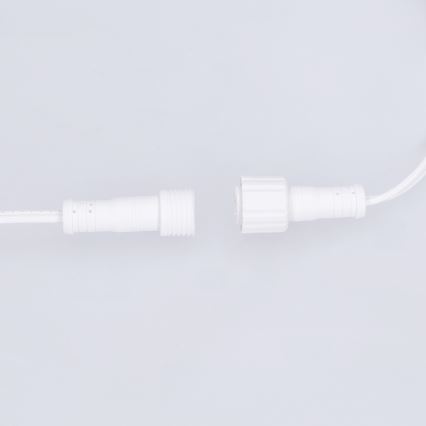 Brilagi - Guirlanda decorativa LED para exterior GIRLANDA 10xE12/0,6W/230V 8m branca IP44 branco quente