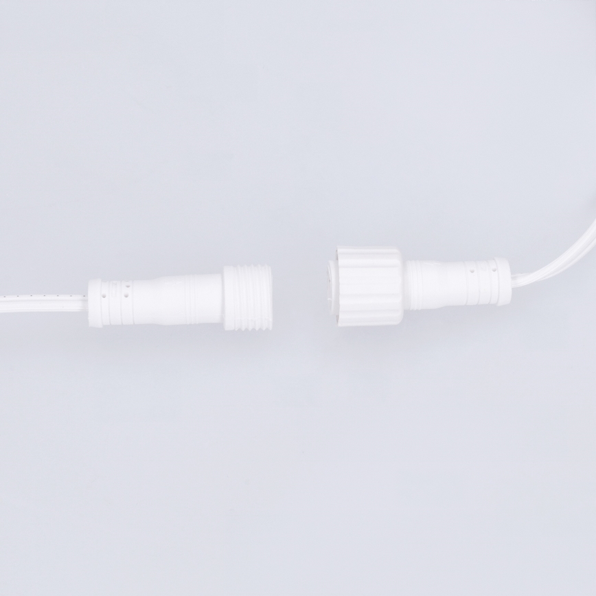 Brilagi - Guirlanda decorativa LED para exterior GIRLANDA 10xE12/0,6W/230V 8m branca IP44 branco quente