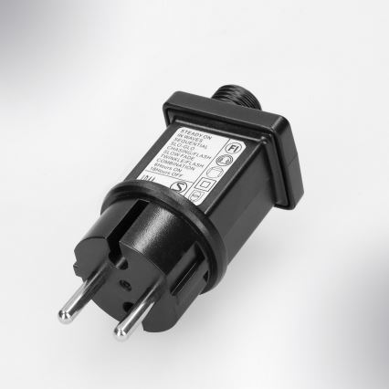 Brilagi - Cordão LED exterior 200 LEDs/8 funções 13 m IP44 branco frio, efeito carámbanos