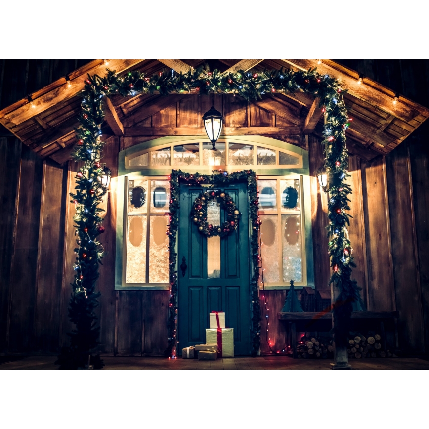 Brilagi - Guirlanda luminosa LED de Natal para exterior 200 LEDs / 2 funções, 25 m, IP44, multicolorido