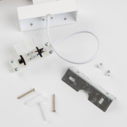 Brilagi - Iluminação de espelho para casa de banho LED WOODY MIRROR LED/15W/230V 90 cm IP44 carvalho nogueira/branco