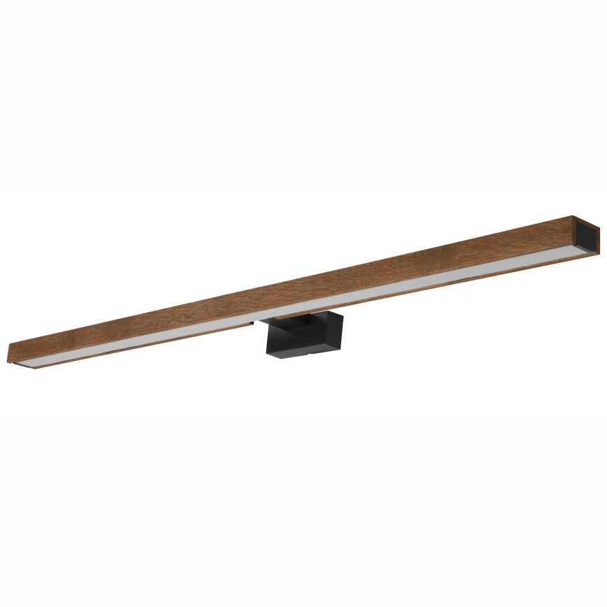 Brilagi - Iluminação de espelho para casa de banho LED WOODY MIRROR LED/15W/230V 90 cm IP44 carvalho cereja/preto