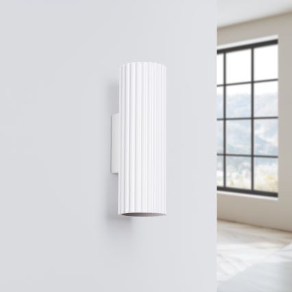 Brilagi - Iluminação de parede CRESTO 2xGU10/10W/230V 20 cm branco