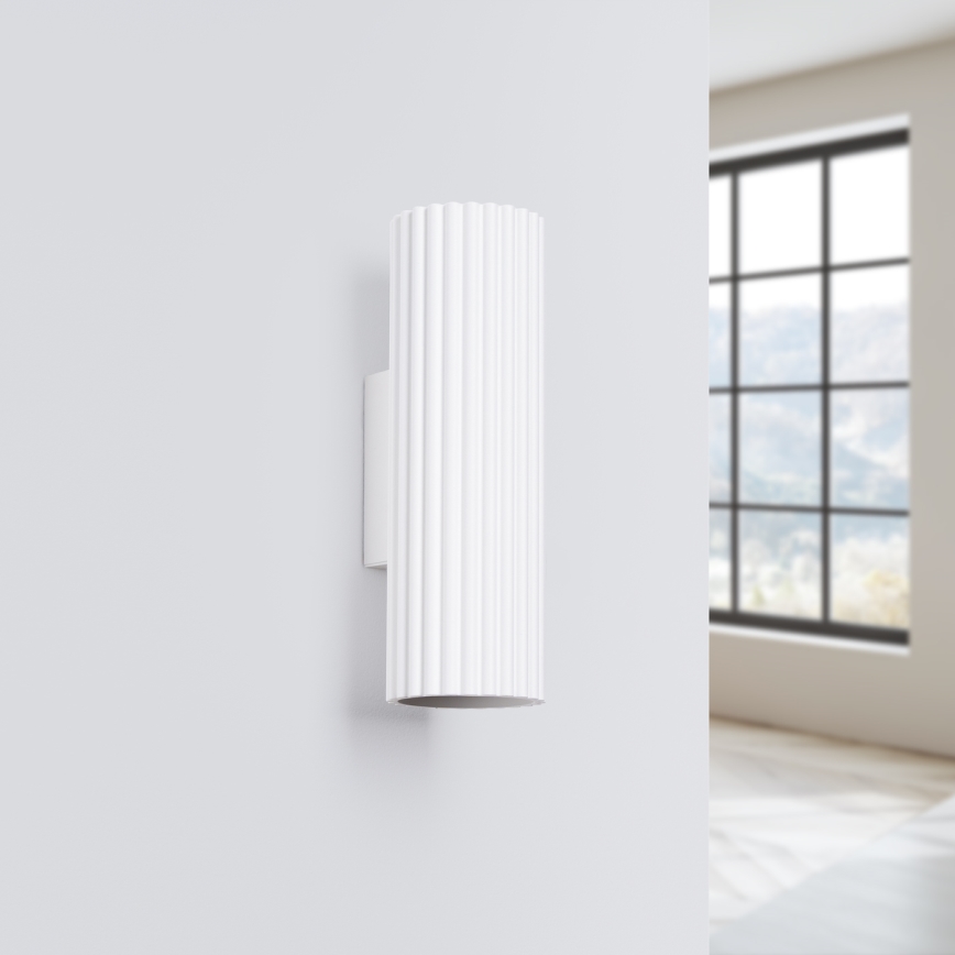 Brilagi - Iluminação de parede CRESTO 2xGU10/10W/230V 20 cm branco