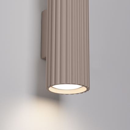 Brilagi - Iluminação de parede CRESTO 2xGU10/10W/230V 30 cm taupe