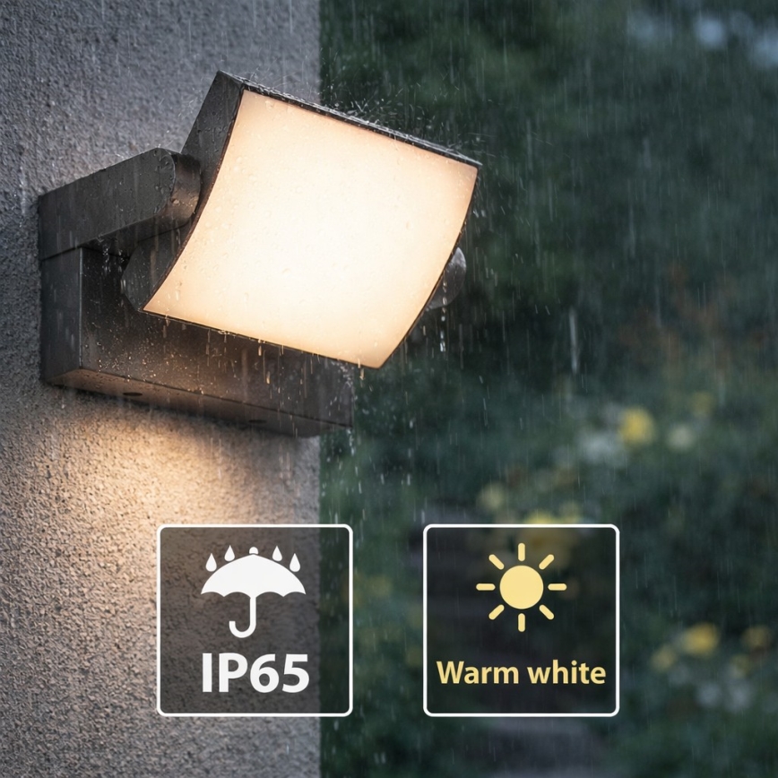 Brilagi - Iluminação de parede exterior LED ANKLE LED/18W/230V 3000K IP65 antracite