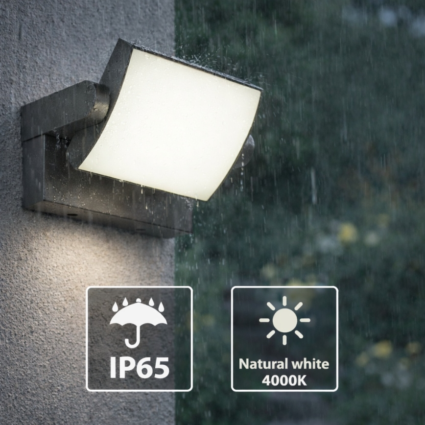 Brilagi - Iluminação de parede exterior LED ANKLE LED/18W/230V 4000K IP65 antracite