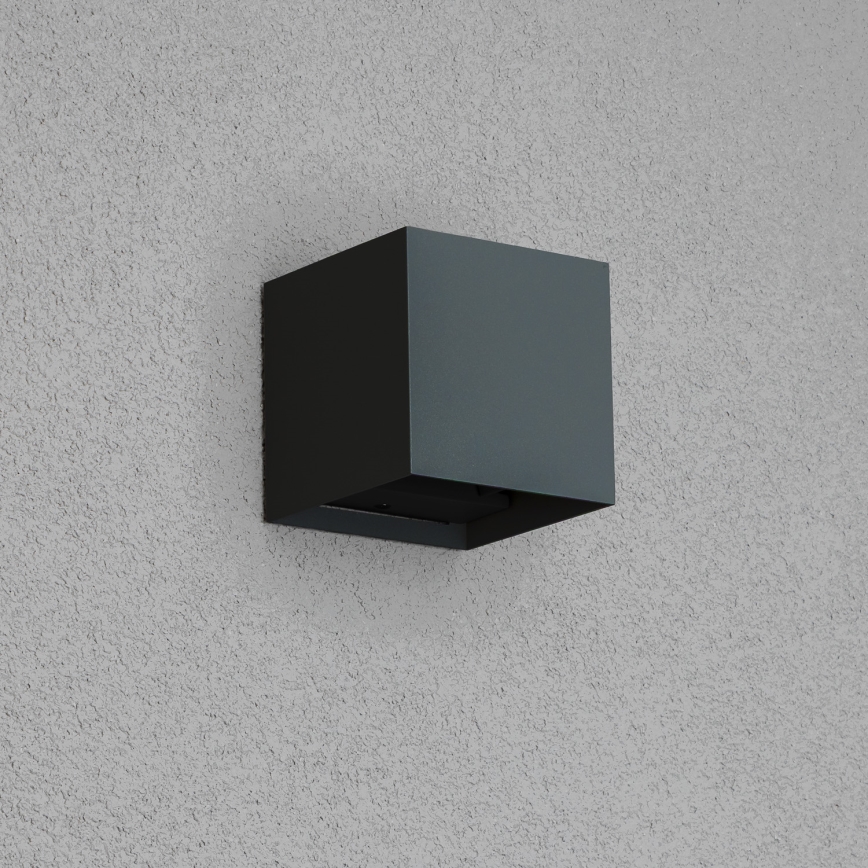 Brilagi - Iluminação de parede exterior LED CUBE LED/6W/230V antracite IP54