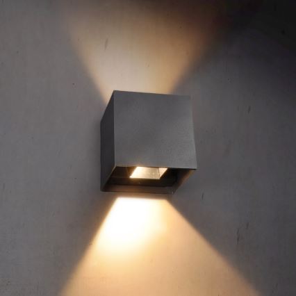 Brilagi - Iluminação de parede exterior LED CUBE LED/6W/230V IP54