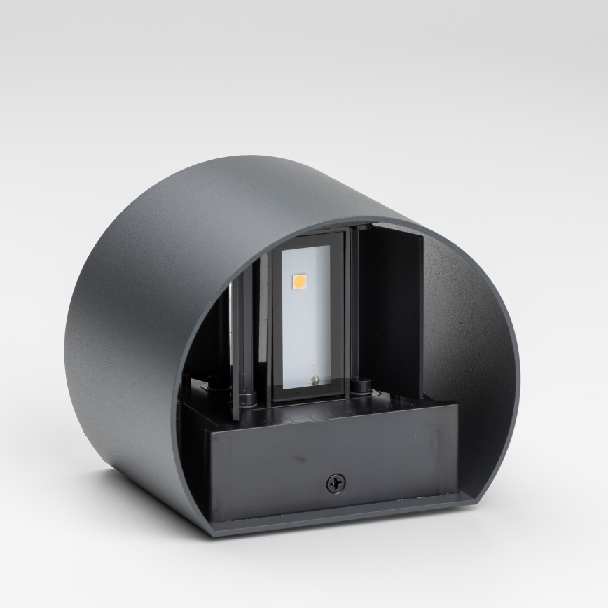 Brilagi - Iluminação de parede exterior LED RONDO LED/6W/230V antracite IP54