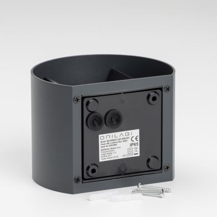 Brilagi - Iluminação de parede exterior LED RONDO LED/6W/230V antracite IP54