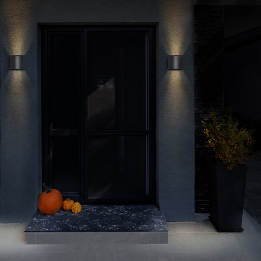 Brilagi - Iluminação de parede exterior LED RONDO LED/6W/230V antracite IP54