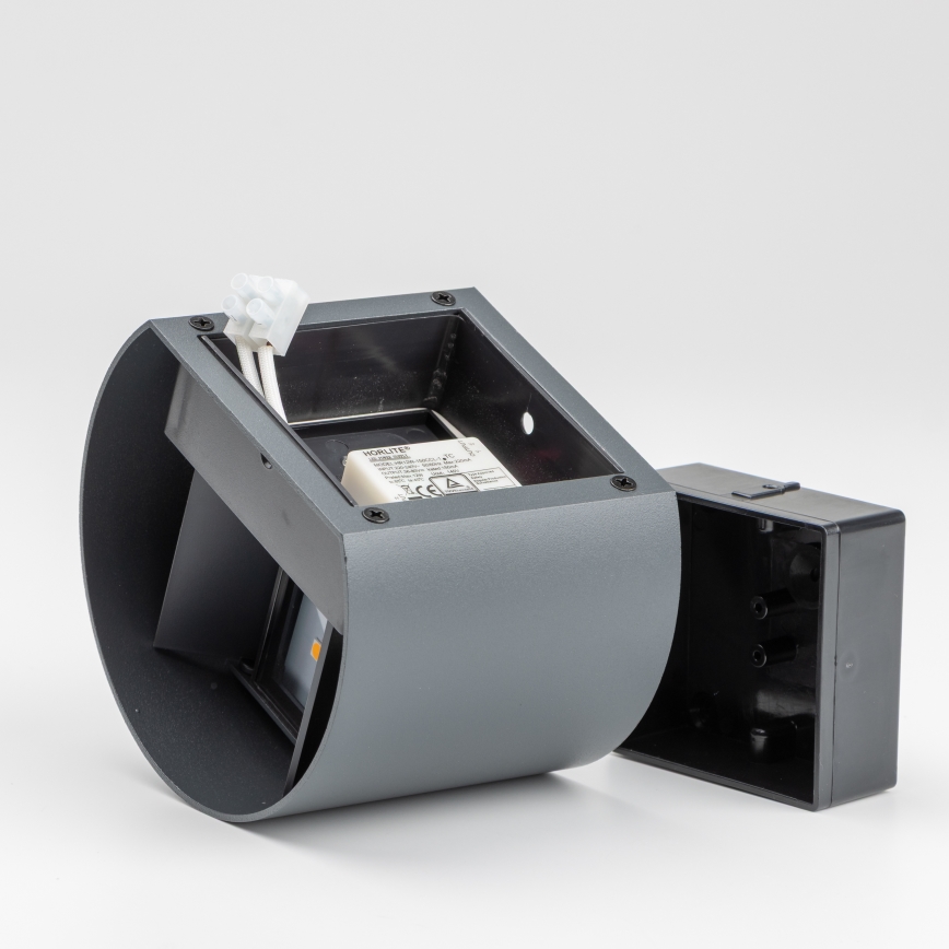 Brilagi - Iluminação de parede exterior LED RONDO LED/6W/230V antracite IP54