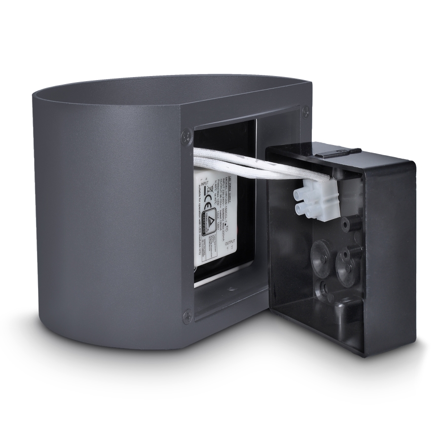 Brilagi - Iluminação de parede exterior LED RONDO LED/6W/230V antracite IP54