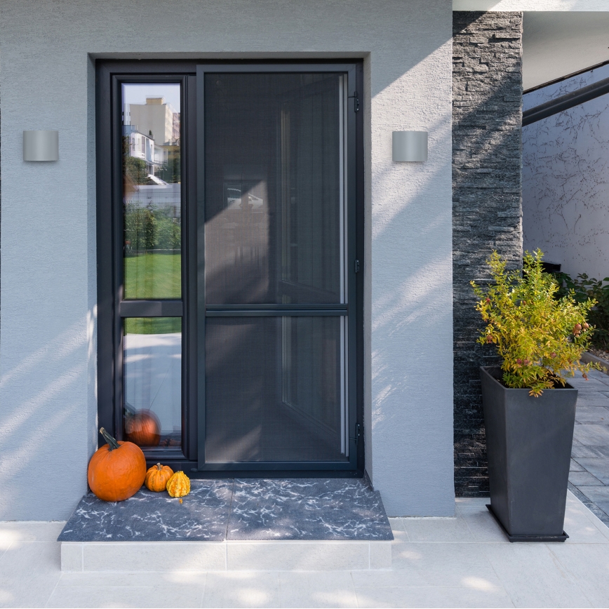 Brilagi - Iluminação de parede exterior LED RONDO LED/6W/230V cinzento IP54