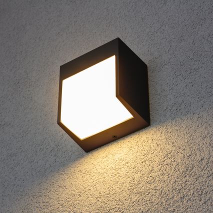 Brilagi - Iluminação de parede exterior LED TERNI LED/12W/230V antracite IP44