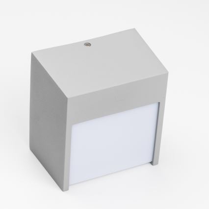 Brilagi - Iluminação de parede exterior LED TERNI LED/12W/230V cinzento IP44
