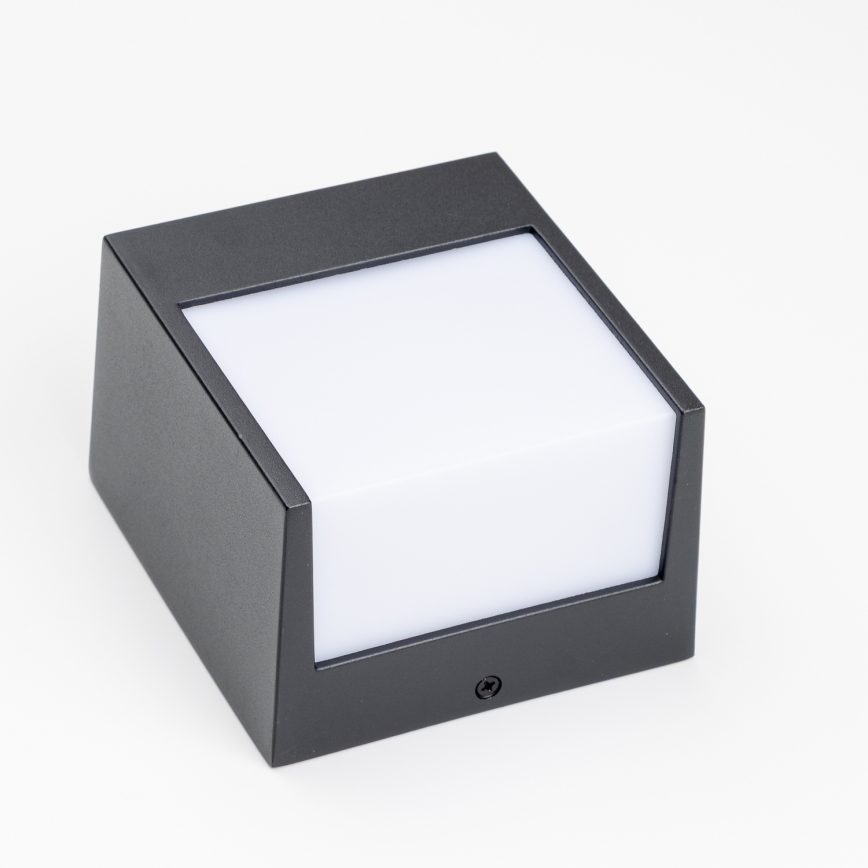 Brilagi - Iluminação de parede exterior LED TERNI LED/12W/230V preto IP44