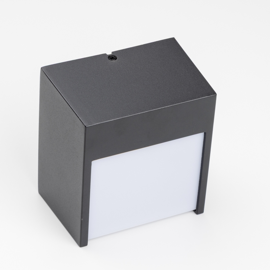 Brilagi - Iluminação de parede exterior LED TERNI LED/12W/230V preto IP44