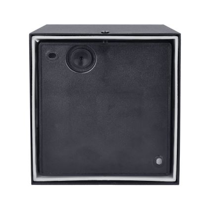 Brilagi - Iluminação de parede exterior LED TERNI LED/12W/230V preto IP44