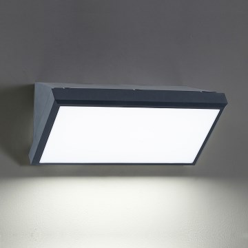 Brilagi - Iluminação de parede exterior LED TRIANGLE LED/20W/230V antracite IP65