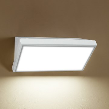 Brilagi - Iluminação de parede exterior LED TRIANGLE LED/20W/230V branco IP65