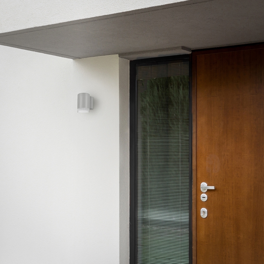 Brilagi - Iluminação de parede exterior MATERA 1xGU10/30W/230V cinzento IP54