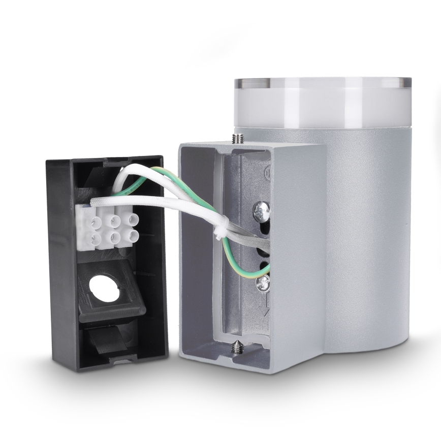 Brilagi - Iluminação de parede exterior MATERA 1xGU10/30W/230V cinzento IP54