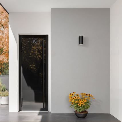 Brilagi - Iluminação de parede exterior MATERA 2xGU10/30W/230V IP54