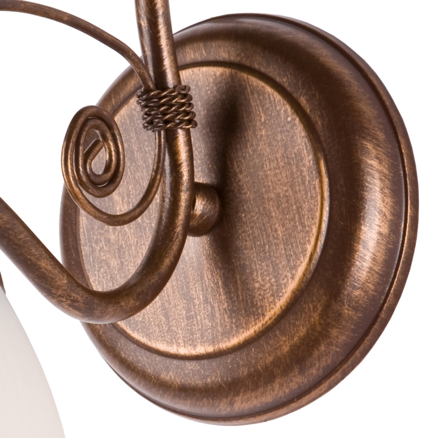 Brilagi - Iluminação de parede LED ANTICO 1xE27/60W/230V bronze pátina