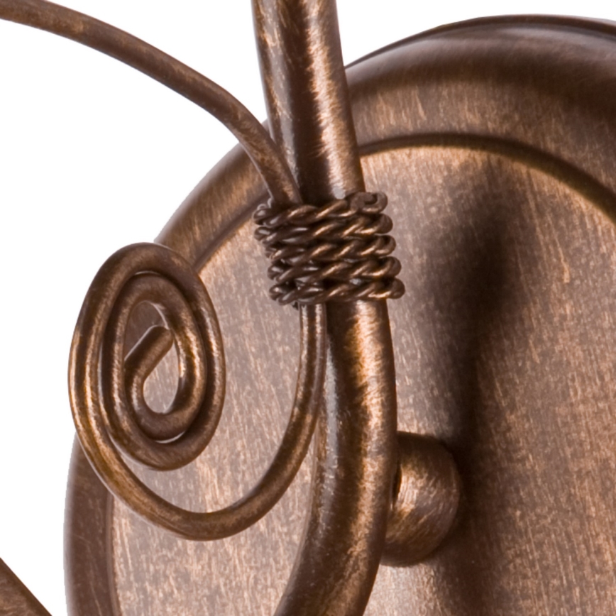 Brilagi - Iluminação de parede LED ANTICO 1xE27/60W/230V bronze pátina