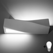 Brilagi -  Iluminação de parede LED KERRY 1xE27/7,5W/230V cerâmica/branco