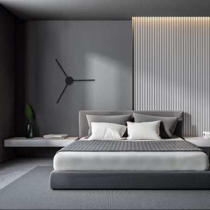 Brilagi - Iluminação de parede LED LUGO TRE LED/14W/230V preto